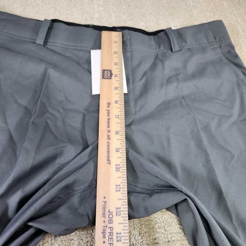 Nike Golf Pants Men 36x30 Flex Standard Fit Gray Elastic Waist Chino NEW